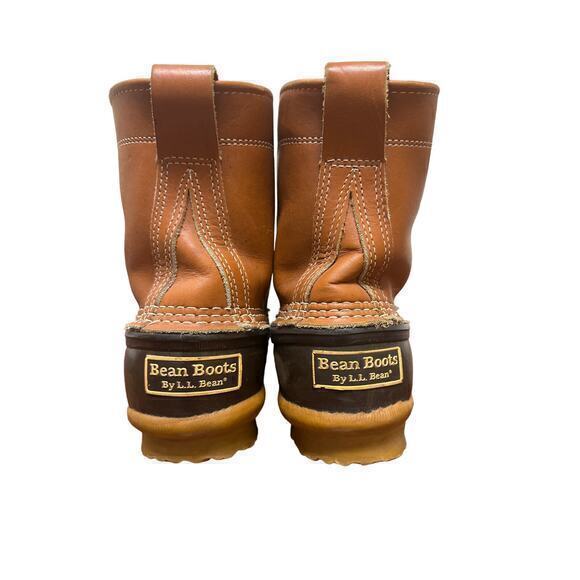 LL Bean Women’s Bean Boots in Tan and Brown Size 7 - Picture 4 of 7